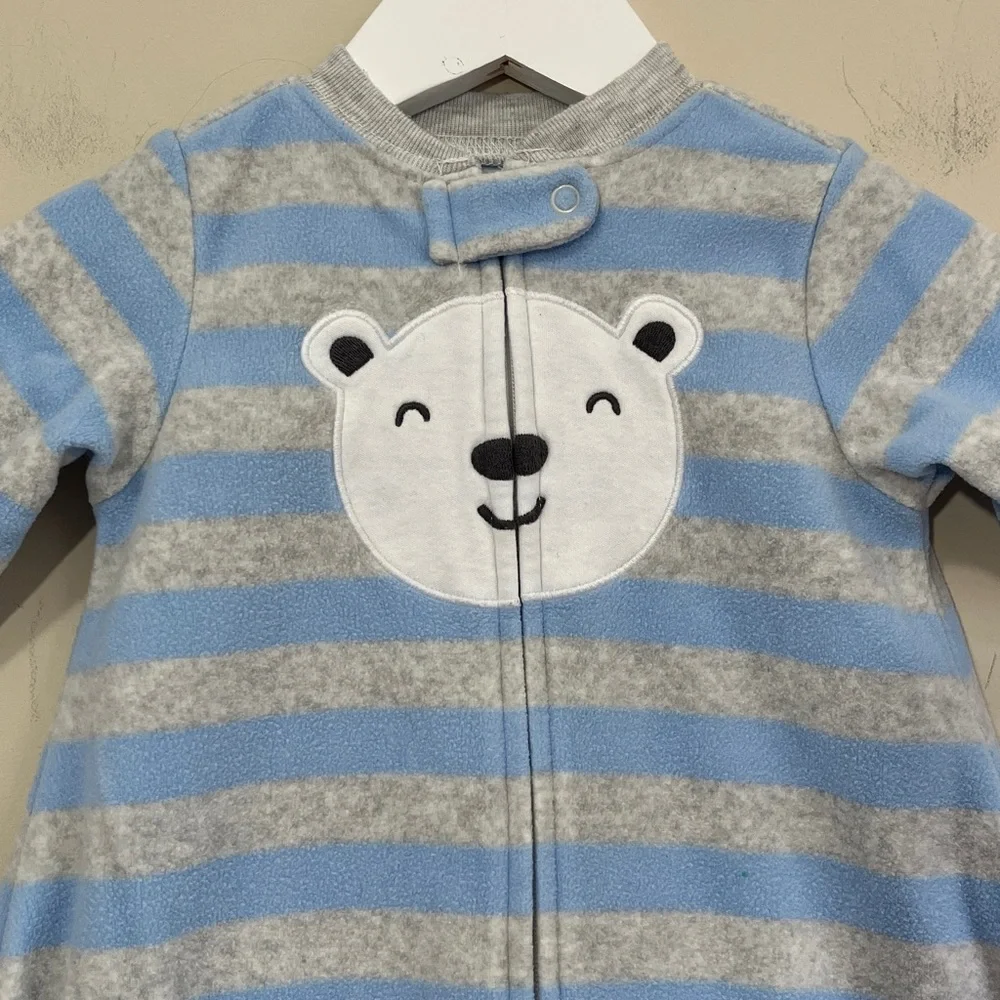 Carter’s Baby Boy Long Sleeve Fleece Sleep Sack Size Small (0-3 months)